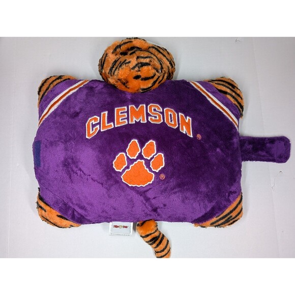Clemson SC Tigers My  Pillowpet Purple Orange Plush Tiger Team Fan NCAA Football - Picture 2 of 11